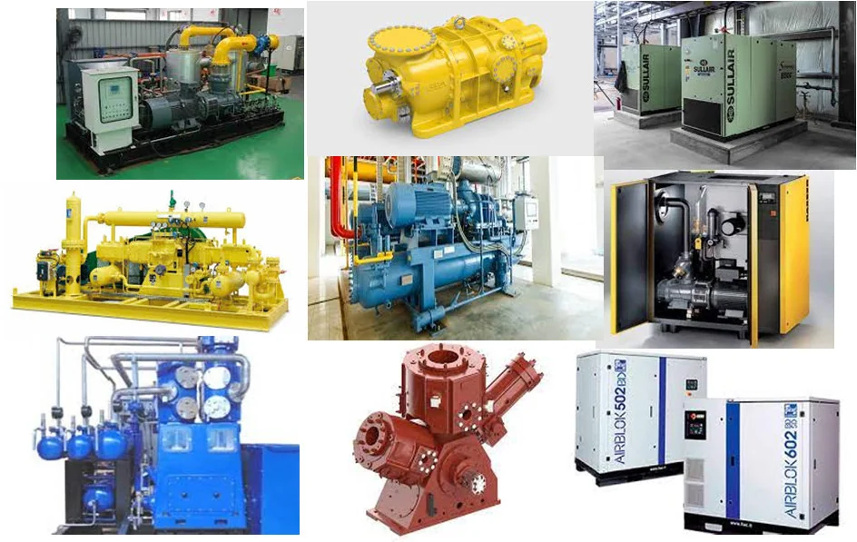 Equipos industriales para procesos y compresión